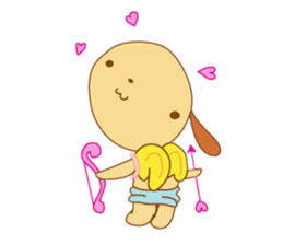 Foon is a sleepy golden retriever sticker #3664496