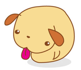 Foon is a sleepy golden retriever sticker #3664500