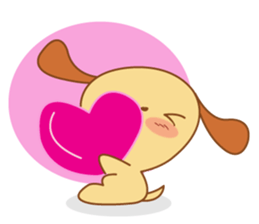 Foon is a sleepy golden retriever sticker #3664506