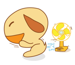 Foon is a sleepy golden retriever sticker #3664509