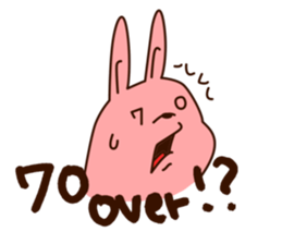 Fishing rabbit sticker #3664541