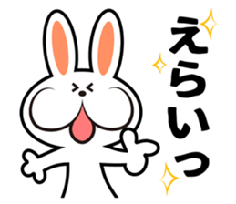 happy rabbit sticker #3664683