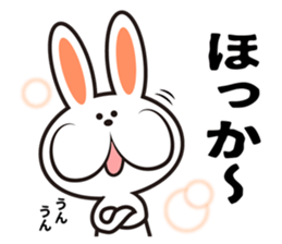 happy rabbit sticker #3664688