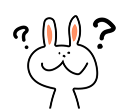 happy rabbit sticker #3664692