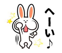 happy rabbit sticker #3664696
