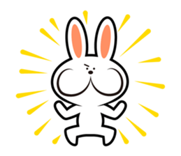 happy rabbit sticker #3664702