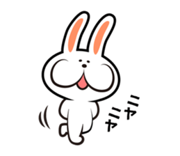 happy rabbit sticker #3664704