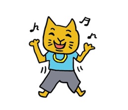 Kawaii cat life sticker #3664767