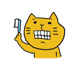 Kawaii cat life sticker #3664770