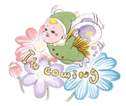 Small fairy baby sticker #3665514