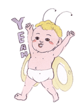 Small fairy baby sticker #3665516