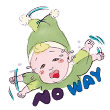 Small fairy baby sticker #3665532