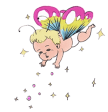 Small fairy baby sticker #3665533