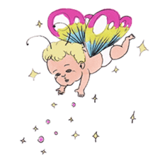 Small fairy baby sticker #3665533