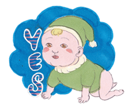 Small fairy baby sticker #3665537