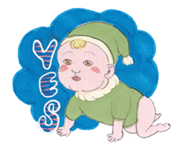 Small fairy baby sticker #3665537
