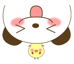 The cute panda 3 sticker #3665558