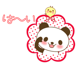 The cute panda 3 sticker #3665560