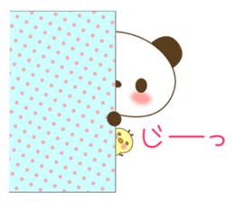 The cute panda 3 sticker #3665561