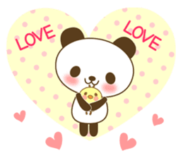 The cute panda 3 sticker #3665563