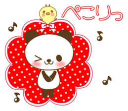 The cute panda 3 sticker #3665564
