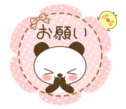 The cute panda 3 sticker #3665576