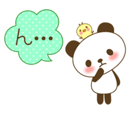 The cute panda 3 sticker #3665580