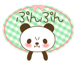 The cute panda 3 sticker #3665586