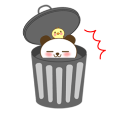 The cute panda 3 sticker #3665590