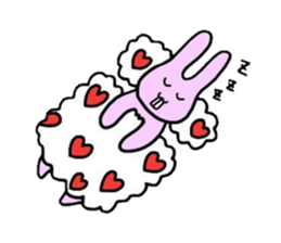 The rabbit who is a snaggletooth sticker #3665712