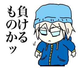 Melancholy girl from bedroom sticker #3665797