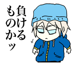 Melancholy girl from bedroom sticker #3665797