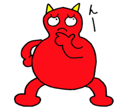 Red Demon of peanuts sticker #3665831