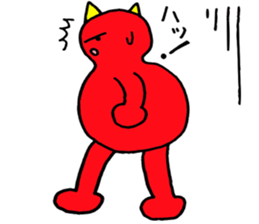 Red Demon of peanuts sticker #3665833