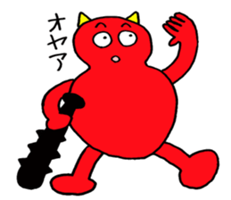 Red Demon of peanuts sticker #3665836
