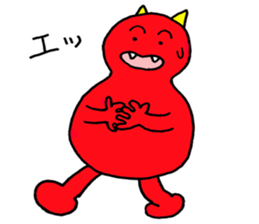 Red Demon of peanuts sticker #3665844