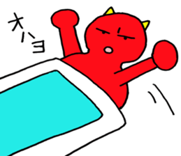 Red Demon of peanuts sticker #3665846