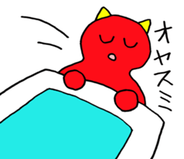 Red Demon of peanuts sticker #3665847