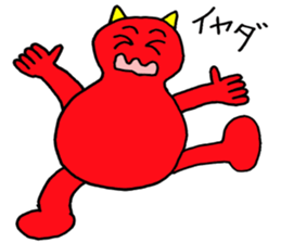 Red Demon of peanuts sticker #3665852