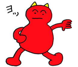 Red Demon of peanuts sticker #3665854