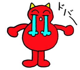 Red Demon of peanuts sticker #3665855