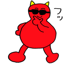 Red Demon of peanuts sticker #3665859