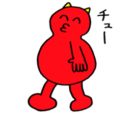 Red Demon of peanuts sticker #3665863