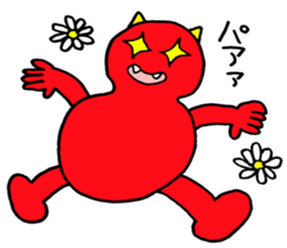 Red Demon of peanuts sticker #3665865