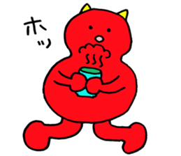 Red Demon of peanuts sticker #3665867