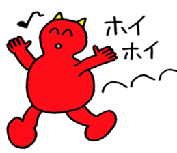 Red Demon of peanuts sticker #3665870
