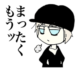 Happy days of the girl who hates herself sticker #3666033