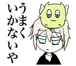 Happy days of the girl who hates herself sticker #3666036