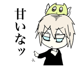 Happy days of the girl who hates herself sticker #3666037