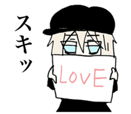 Happy days of the girl who hates herself sticker #3666039